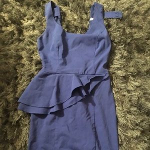 Royal blue tight dress